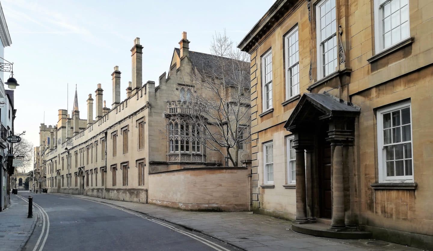 A quiet Turl Street, Oxford