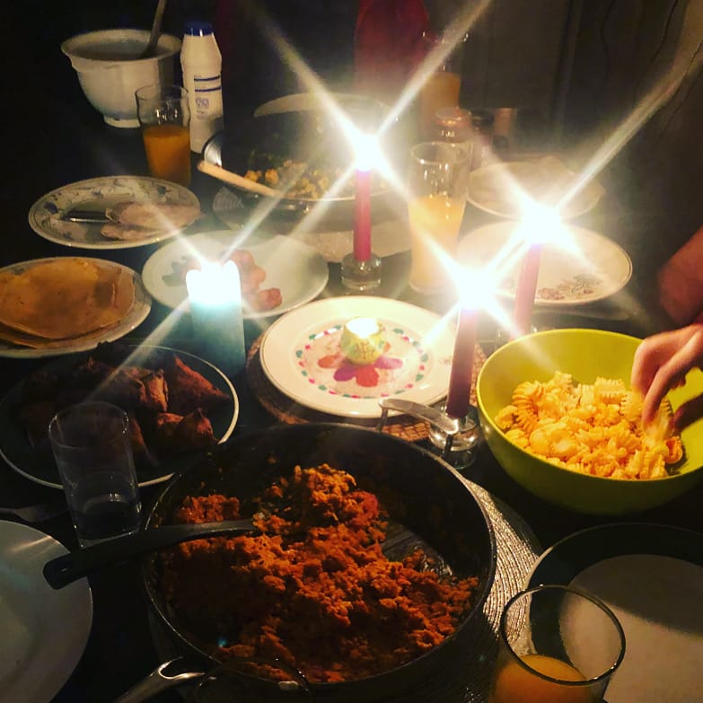 Diwali dinner with Oxford housemates