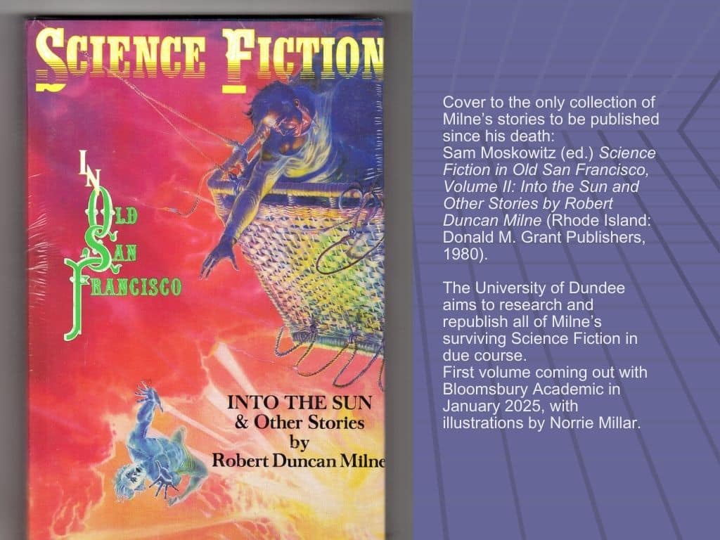 Cover of 'Science Fiction: Into the sun and other stories' by Robert Duncan Milner