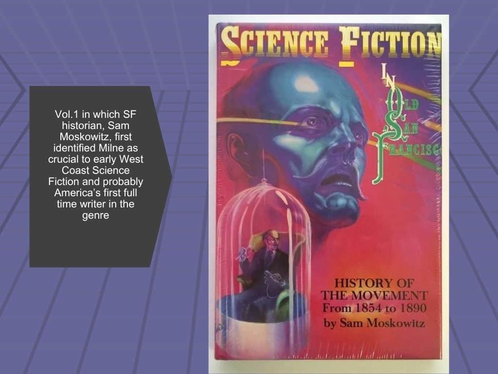 Book cover of 'Science Fiction: History of the movement from 1854-1890' by Sam Moskowitz