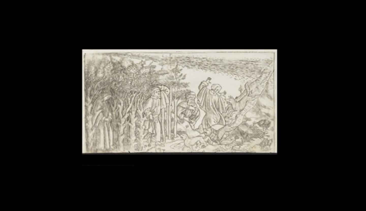 The first illustrated edition of Dante’s Commedia was printed in Florence in 1481, with engravings by Baccio Baldini based on drawings by Sandro Botticelli