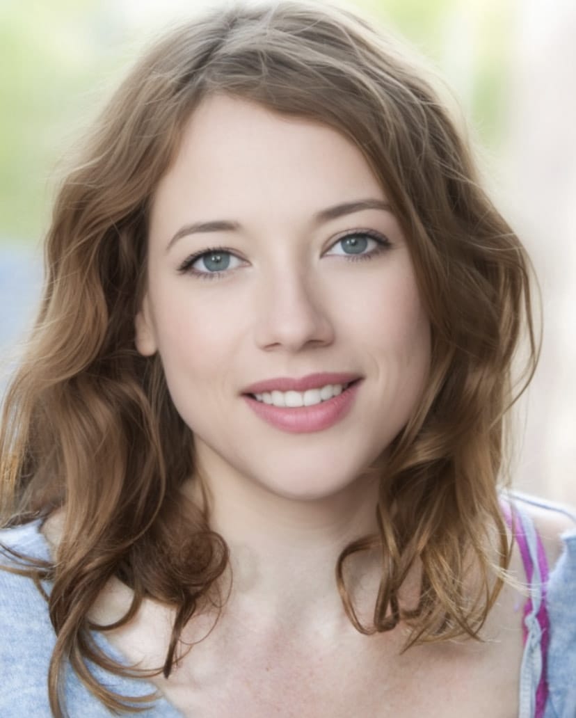 Photo of Beckis Cooper earing a pale blue jumper