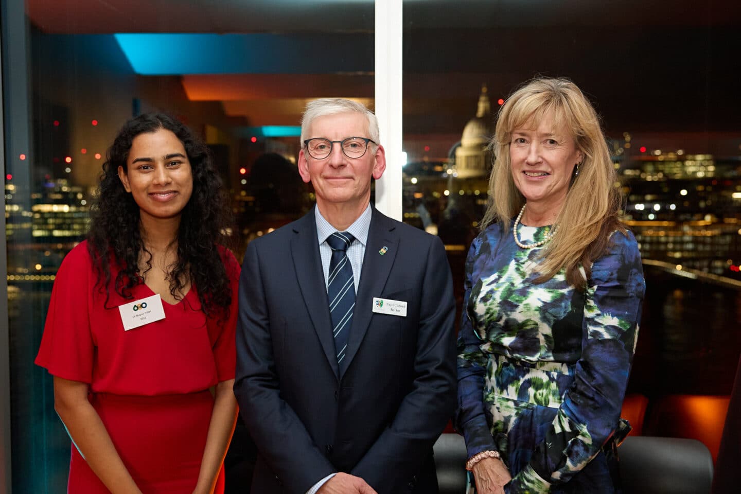 Nupur Patel, Nigel Clifford and Jane Jenkins at the 600 campaign launch
