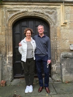 Tony Cocker (1978) and Madeleine Parker (1979)