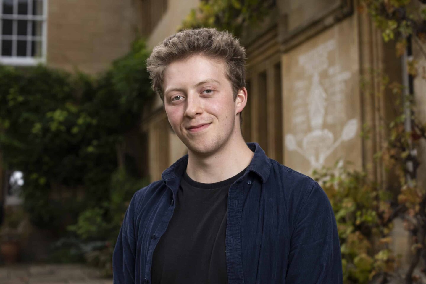 Photograph of Benjamin Bell in Chapel Quad