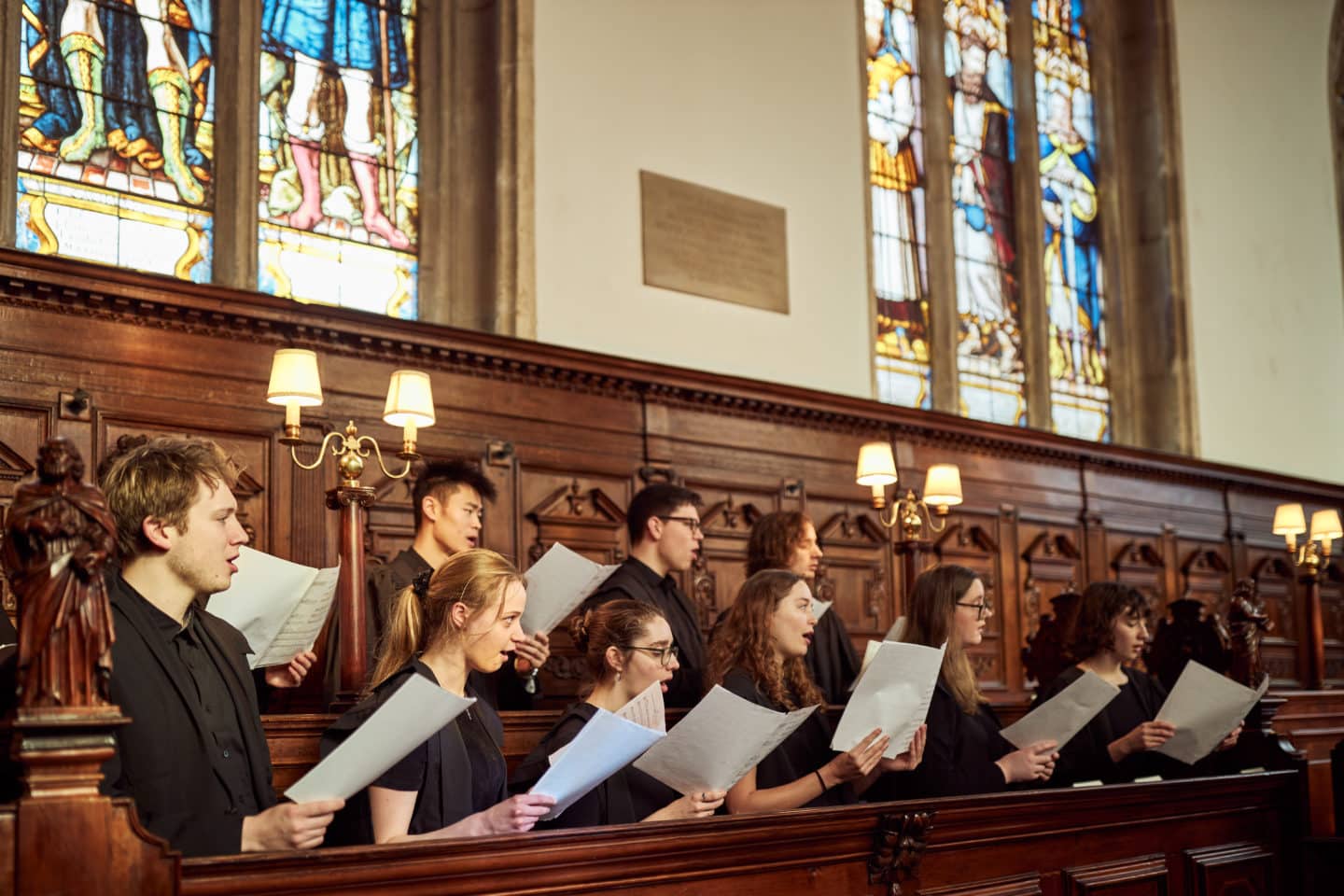 Choir singing in the Chapel