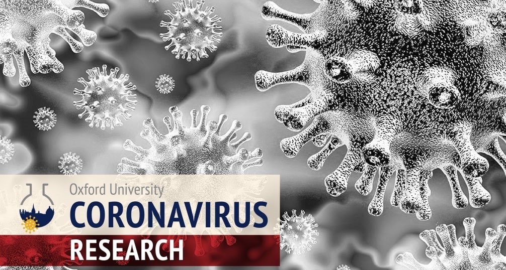 Poster for Oxford University Coronavirus Research