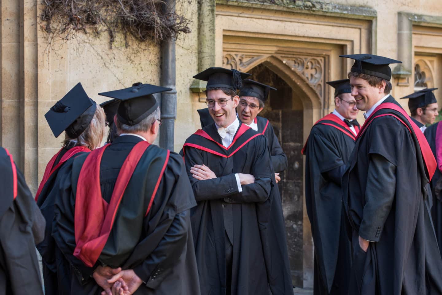 Lincoln Fellows in academic dress