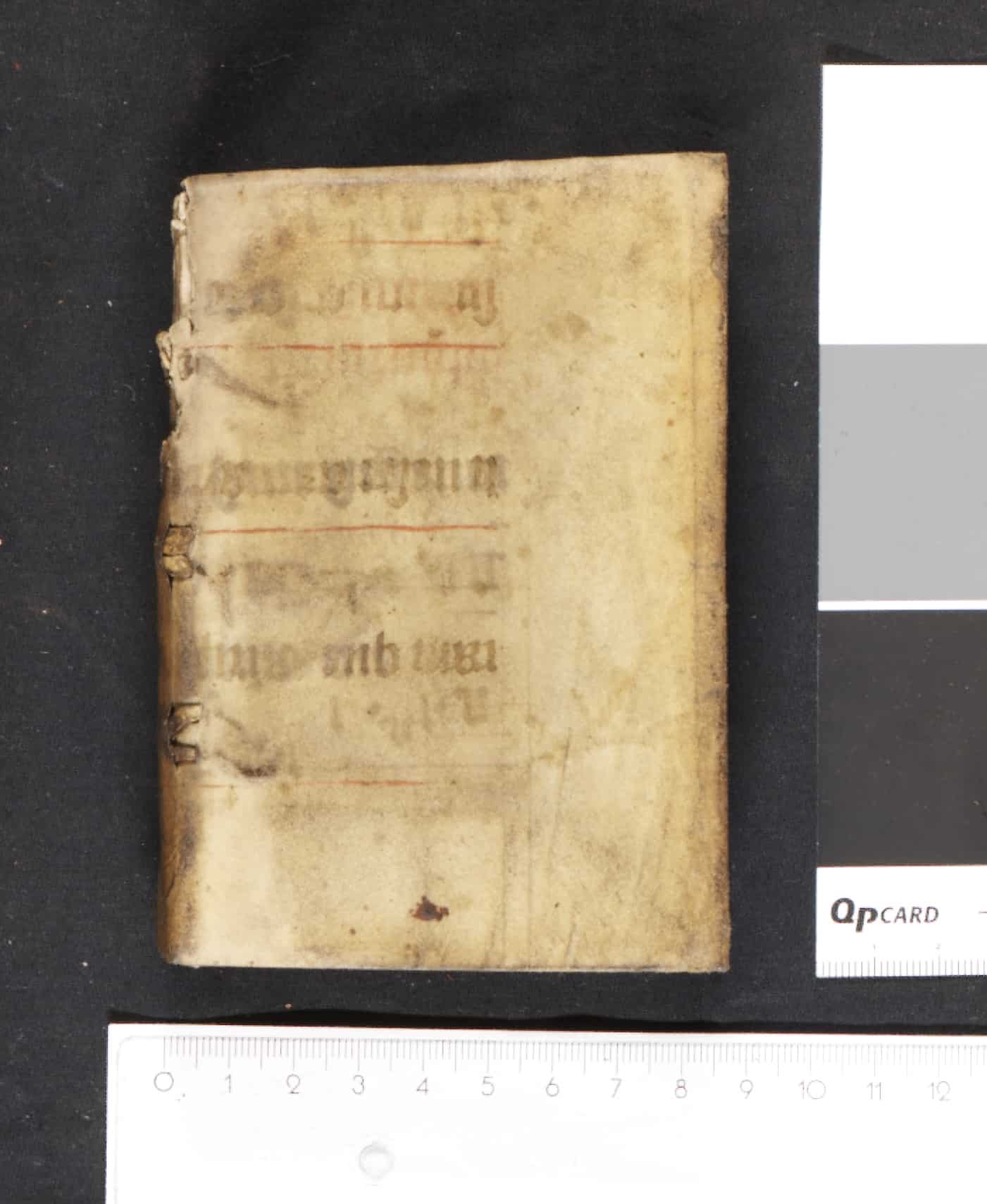 A small closed manuscript