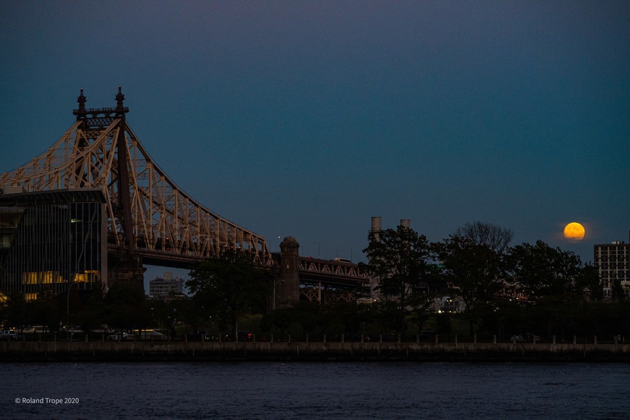 A harvest moon by Roland Trope 2020